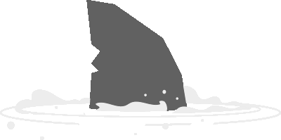 Mako Shark Fin Mascot